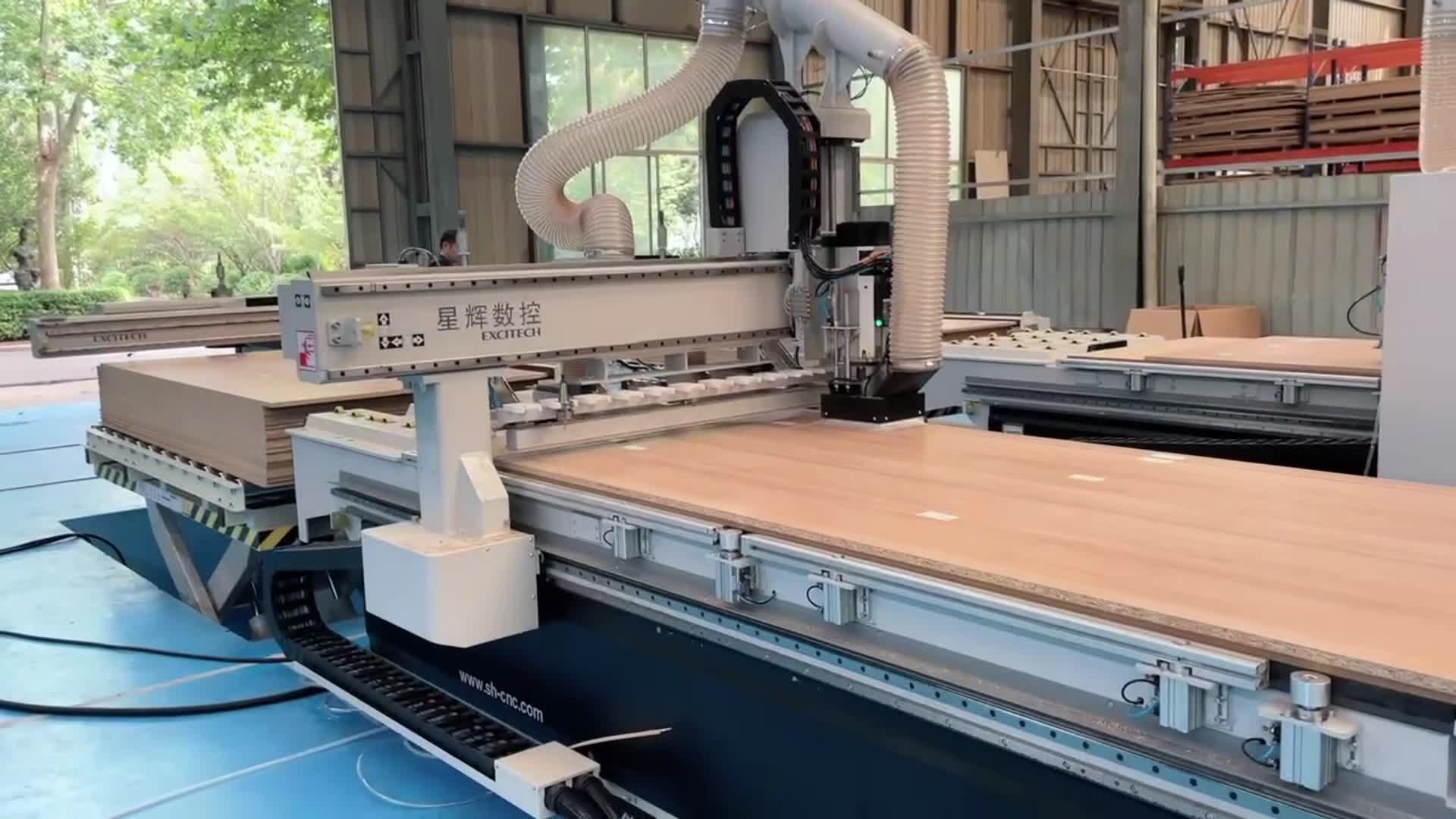 Ζήστε το κέντρο επεξεργασίας κοπής χωρίς σκόνη και φτιάξτε το εργοστάσιο επίπλων σας!